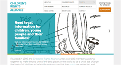 Desktop Screenshot of childrensrights.ie