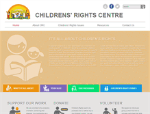 Tablet Screenshot of childrensrights.org.za