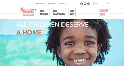 Desktop Screenshot of childrensrights.org
